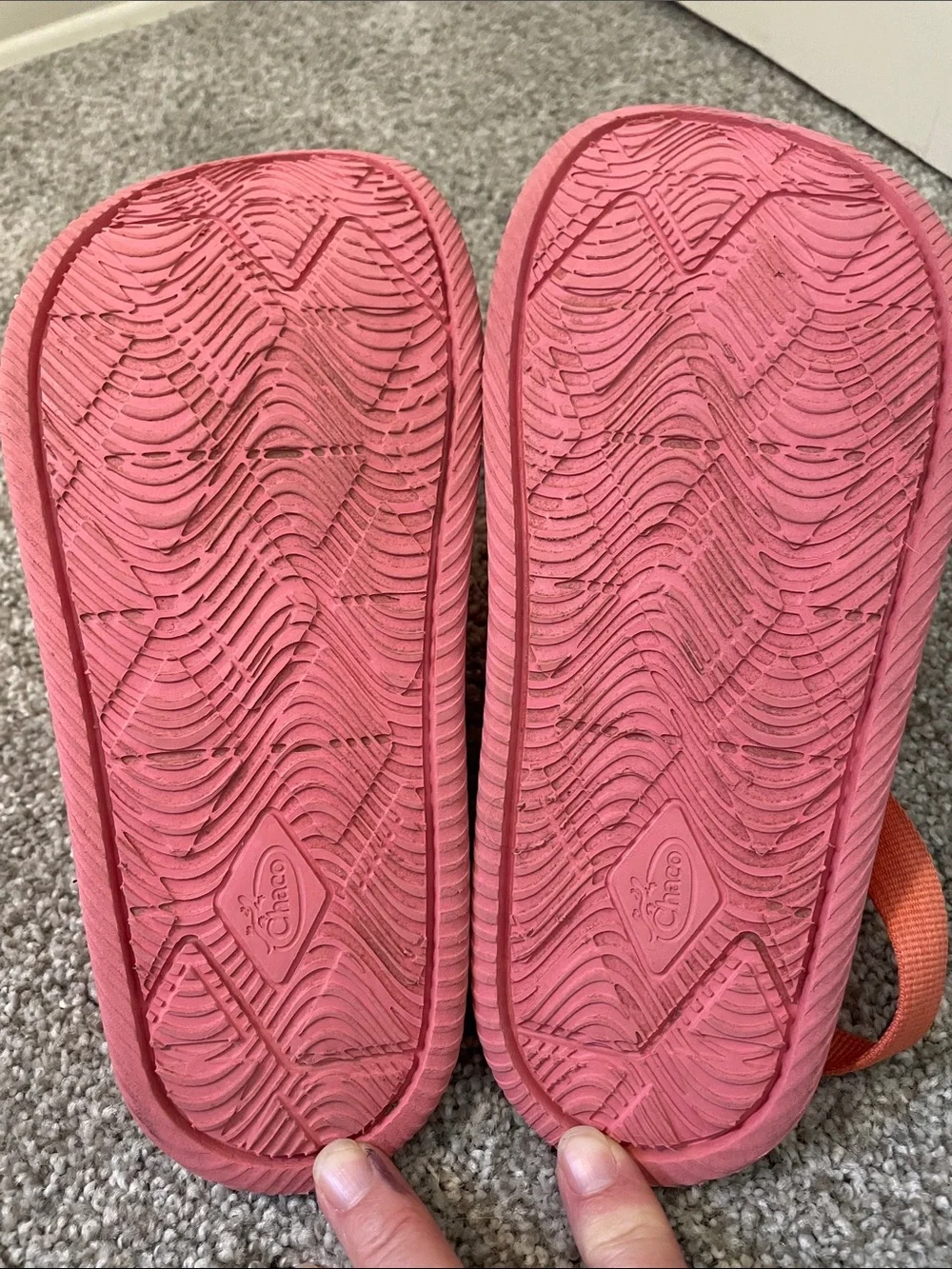 Chaco Kids Chillos Sport Sandals Rose Sz 4 Adjustable strap